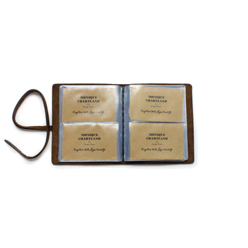 Leather Wrap Card Case L